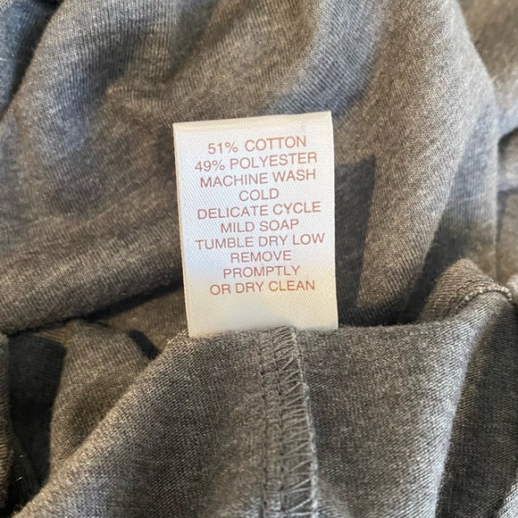 Peruvian connection tank maxi dress size medium gray cotton blend lightweight EC - Picture 7 of 7